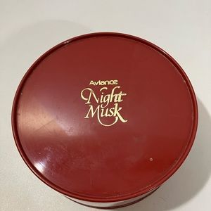 Vintage Aviance Night Musk Body Powder 4oz Some Used